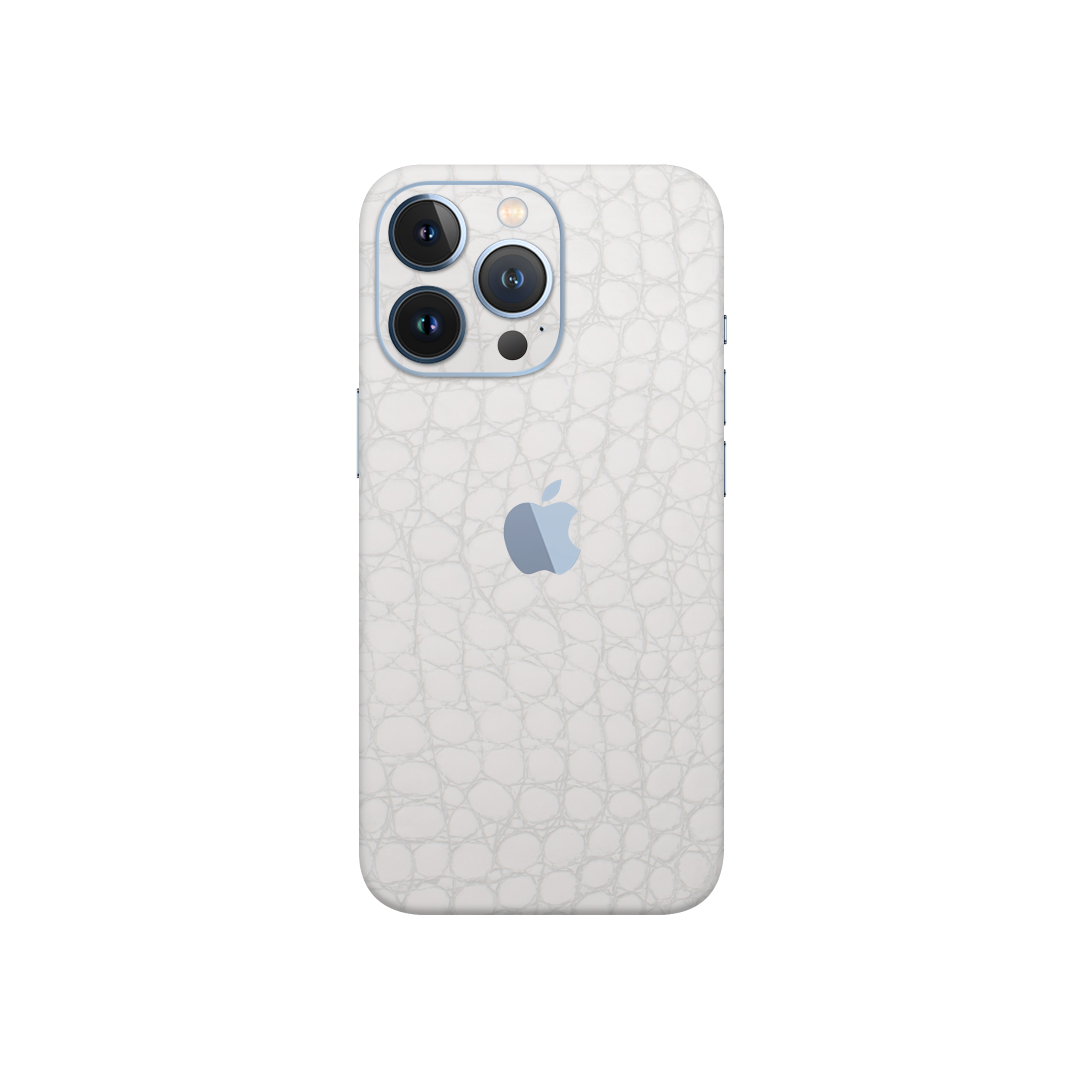 Crocodile White Skin for iPhone 13 Pro