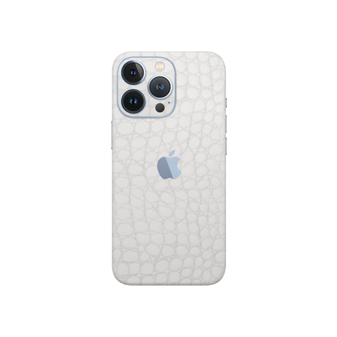 Crocodile White Skin for iPhone 13 Pro