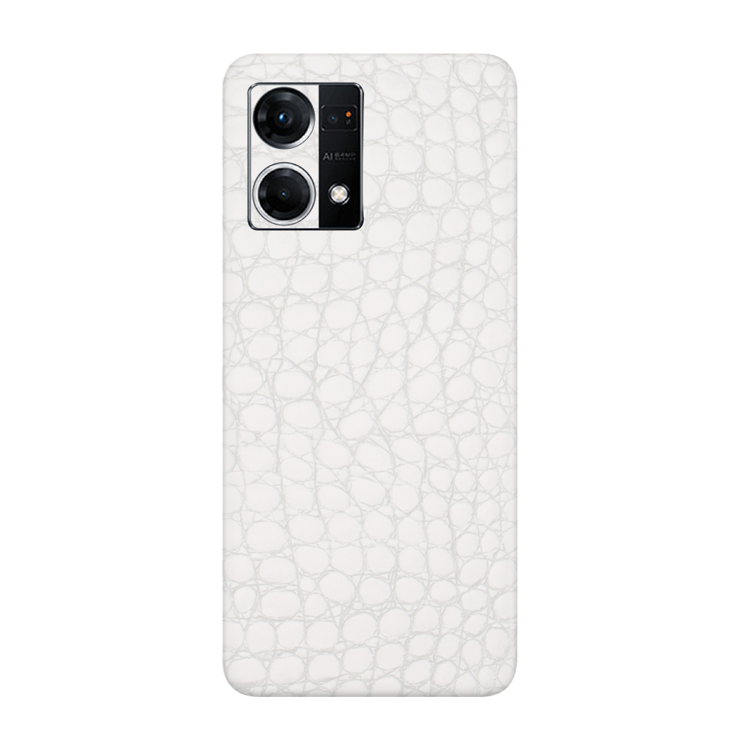 Crocodile White Skin for Oppo F21 Pro 4G