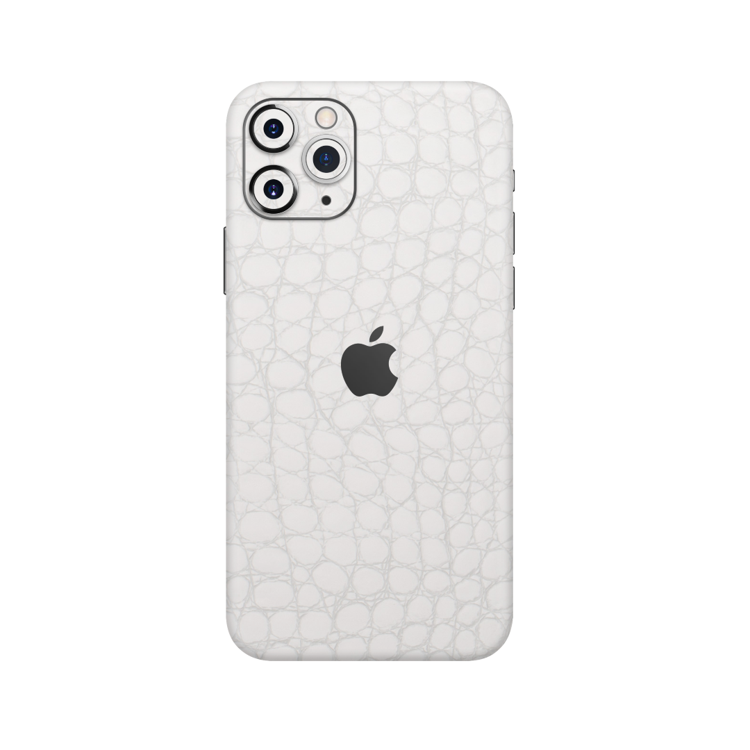 Crocodile White Skin for iPhone 11 Pro