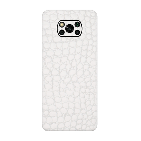 Crocodile White Skin for Poco X3 Pro