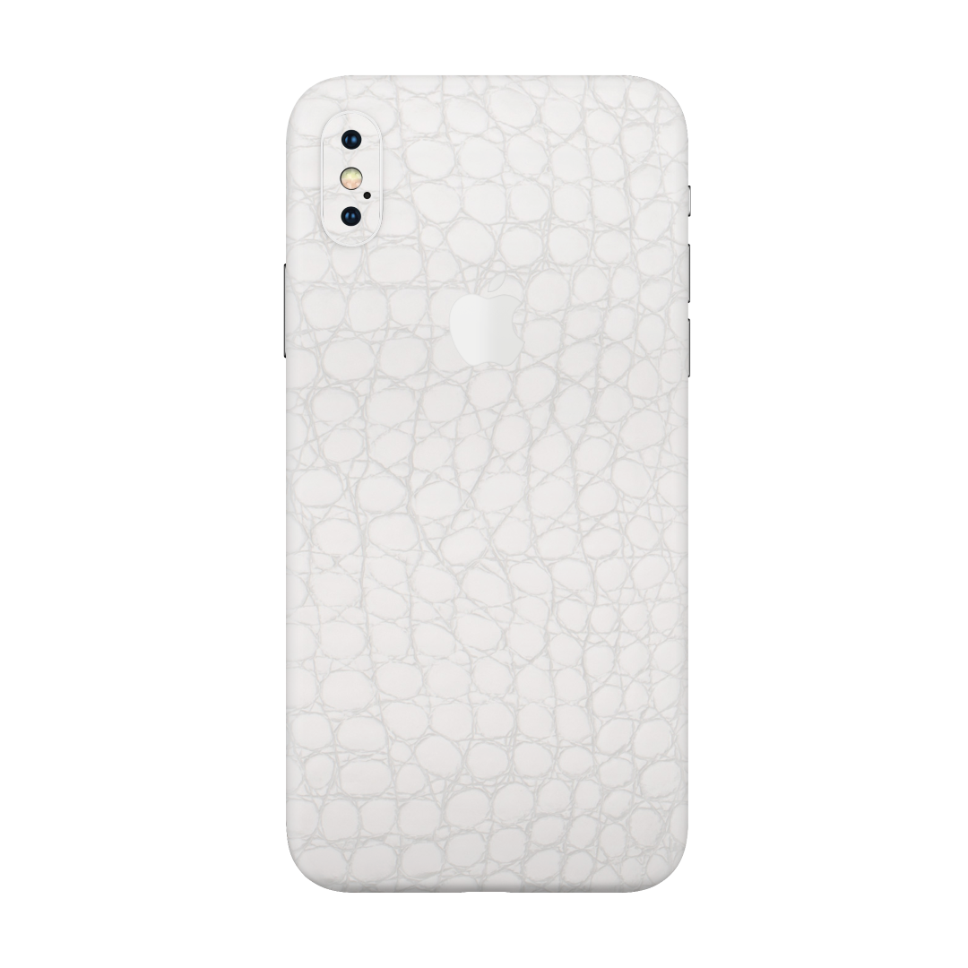 Crocodile White Skin for iPhone X