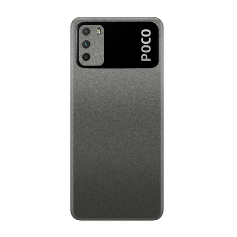 Matte Charcoal Metallic Skin for Poco M3