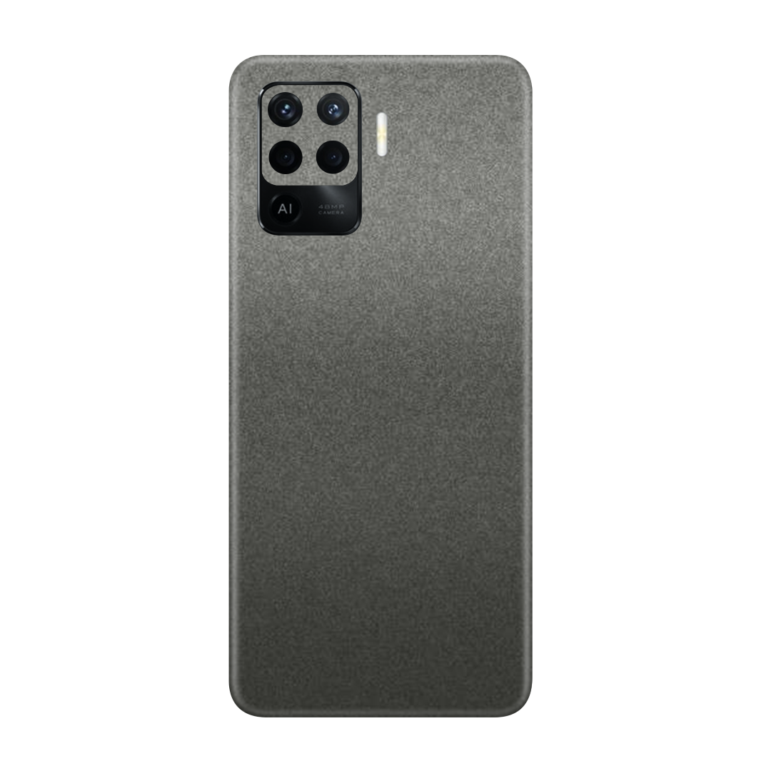 Matte Charcoal Metallic Skin for Oppo F19 Pro