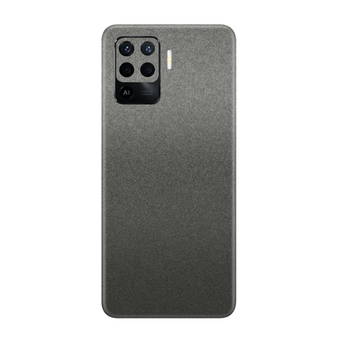 Matte Charcoal Metallic Skin for Oppo F19 Pro