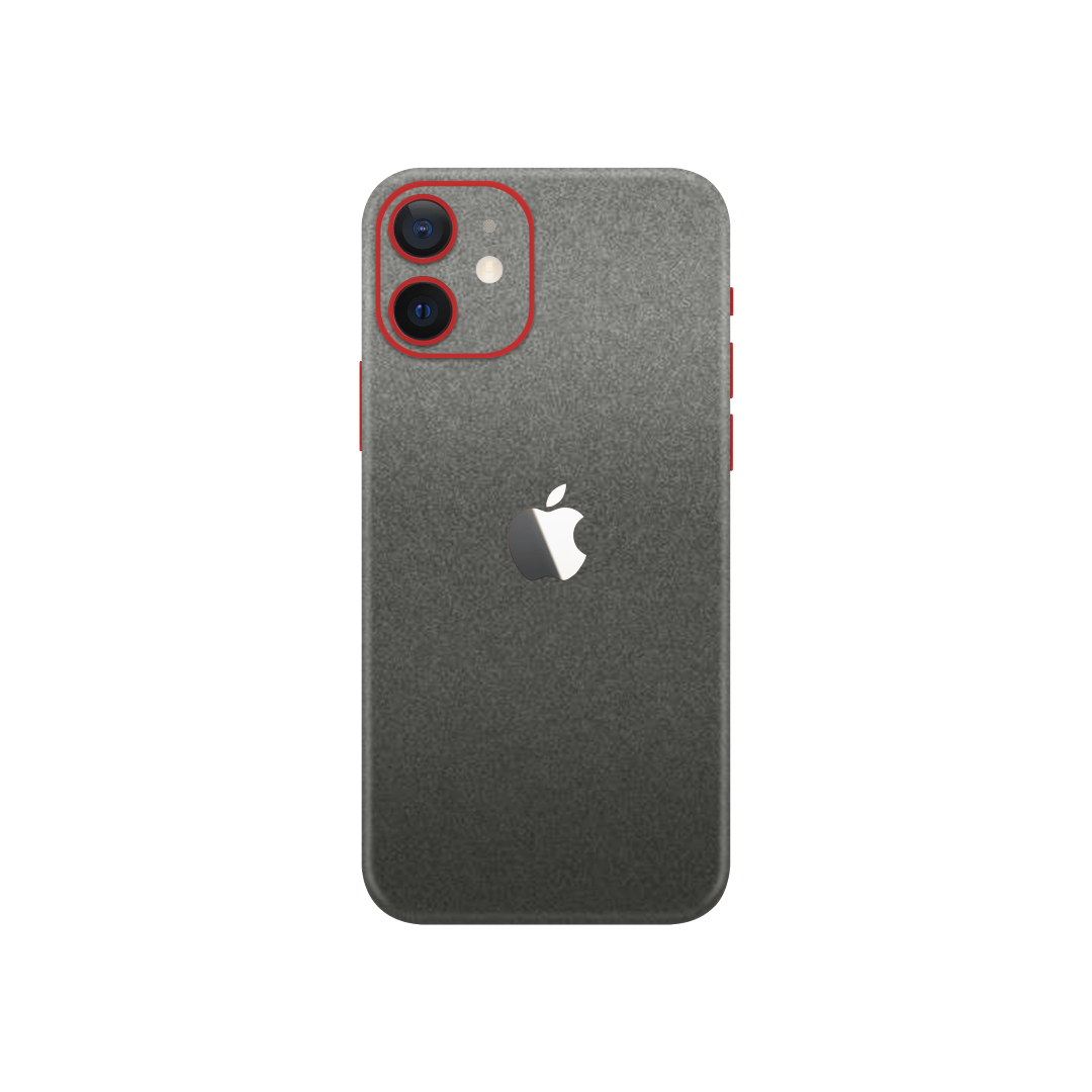 Matte Charcoal Metallic Skin for iPhone 12