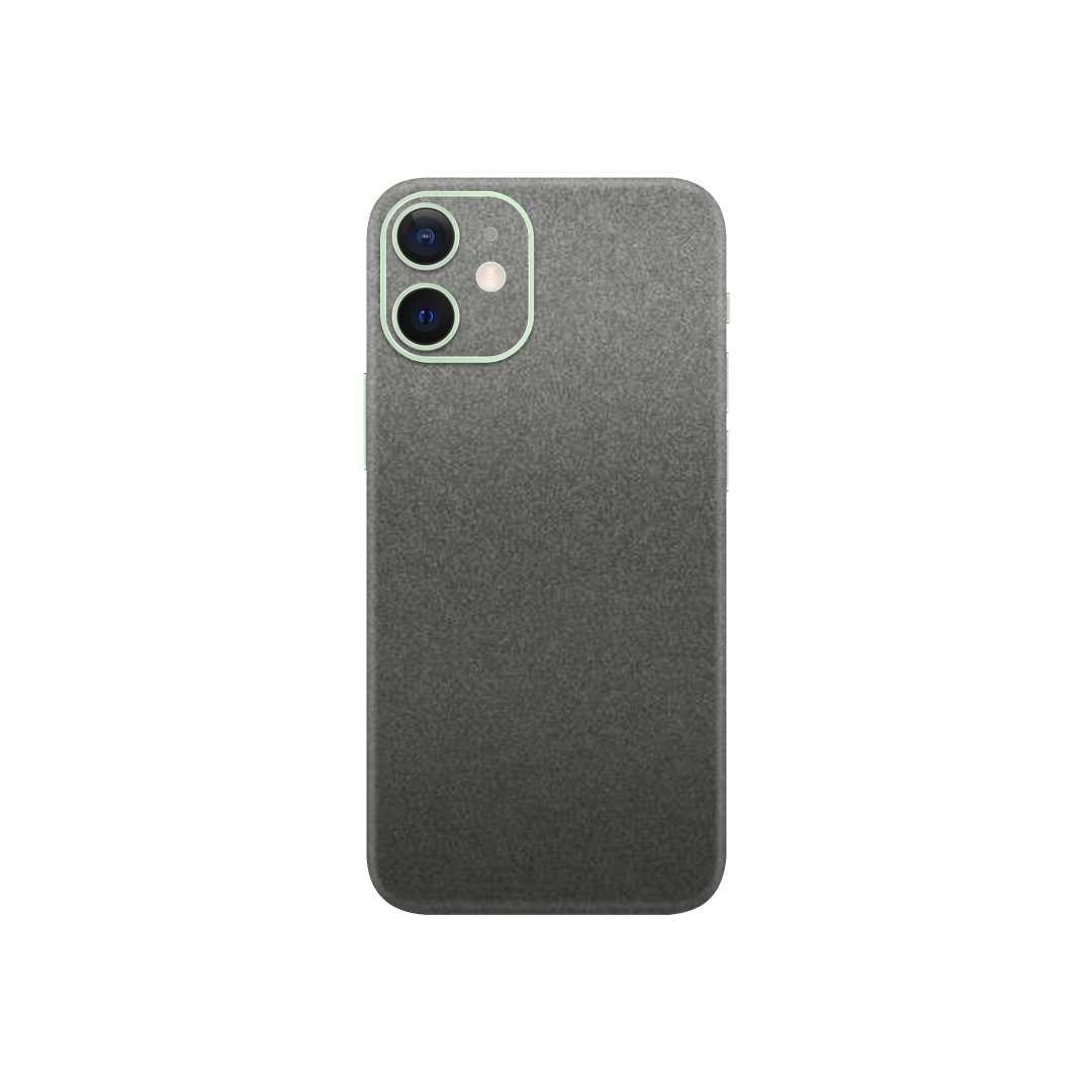 Matte Charcoal Metallic Skin for iPhone 12 Mini