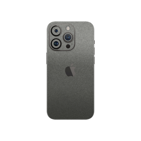 Matte Charcoal Metallic Skin for Iphone 15 Pro