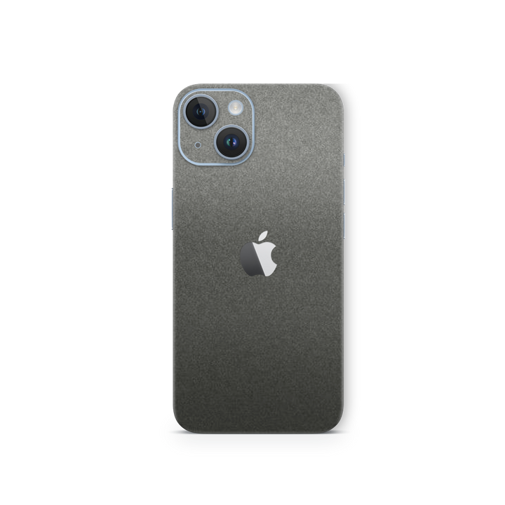 Matte Charcoal Metallic Skin for iPhone 14