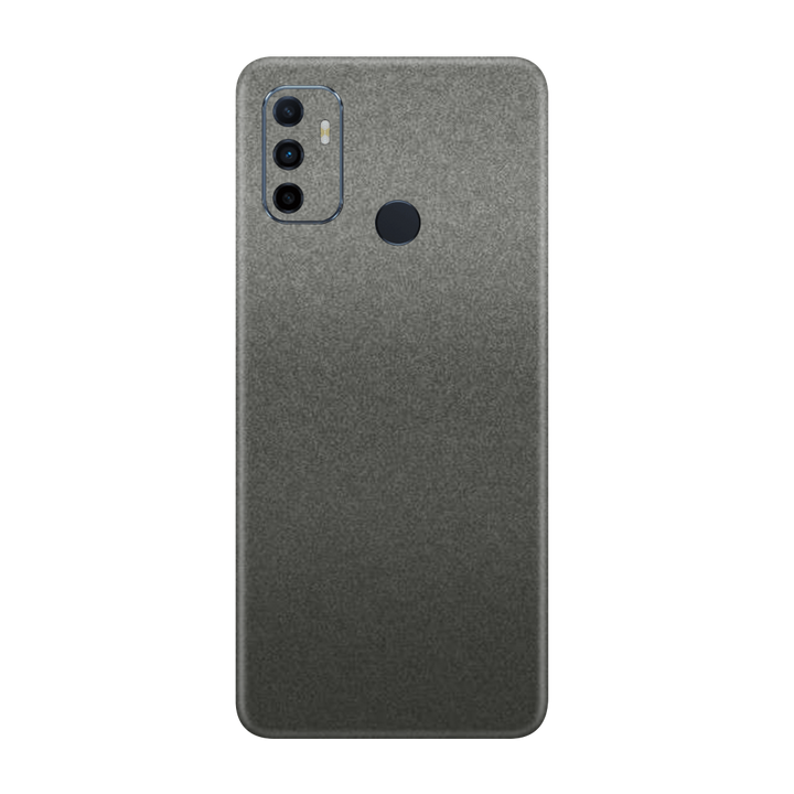 Matte Charcoal Metallic Skin for Oppo A53s