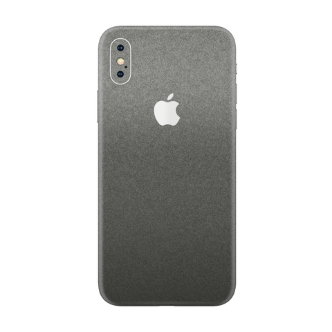 Matte Charcoal Metallic Skin for iPhone X