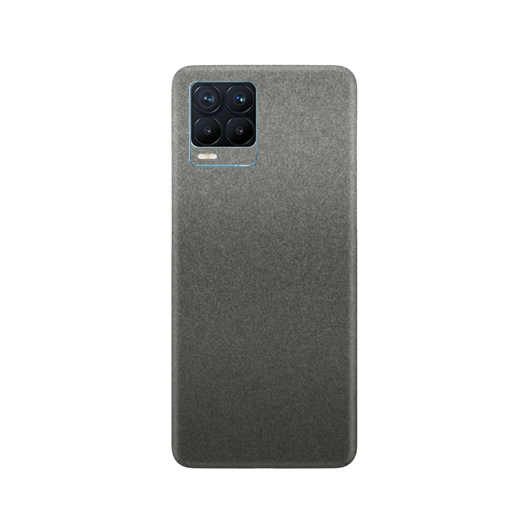 Matte Charcoal Metallic Skin for Realme 8 Pro