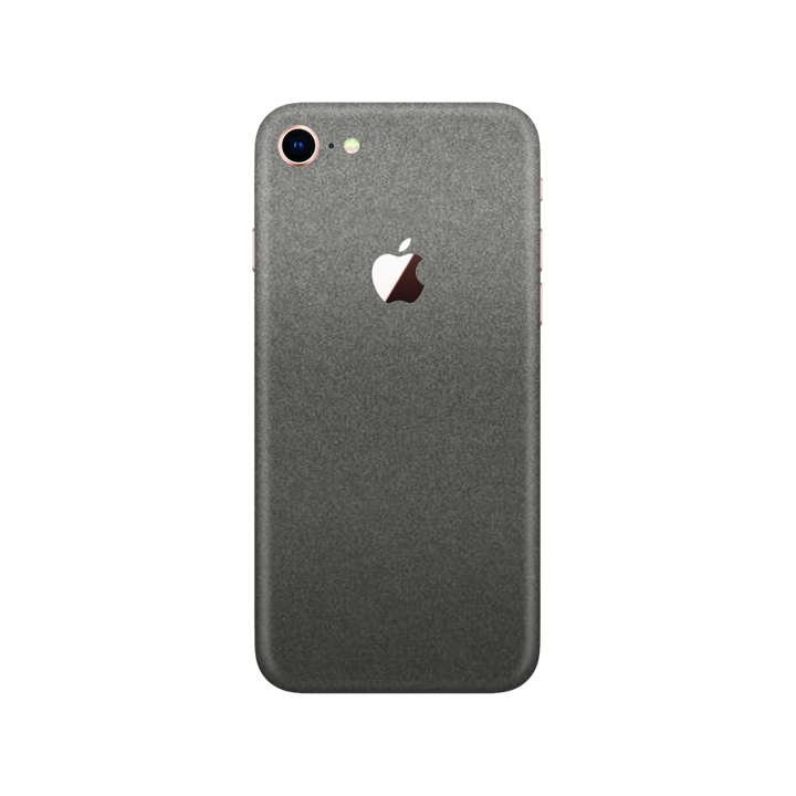 Matte Charcoal Metallic Skin for iPhone 8