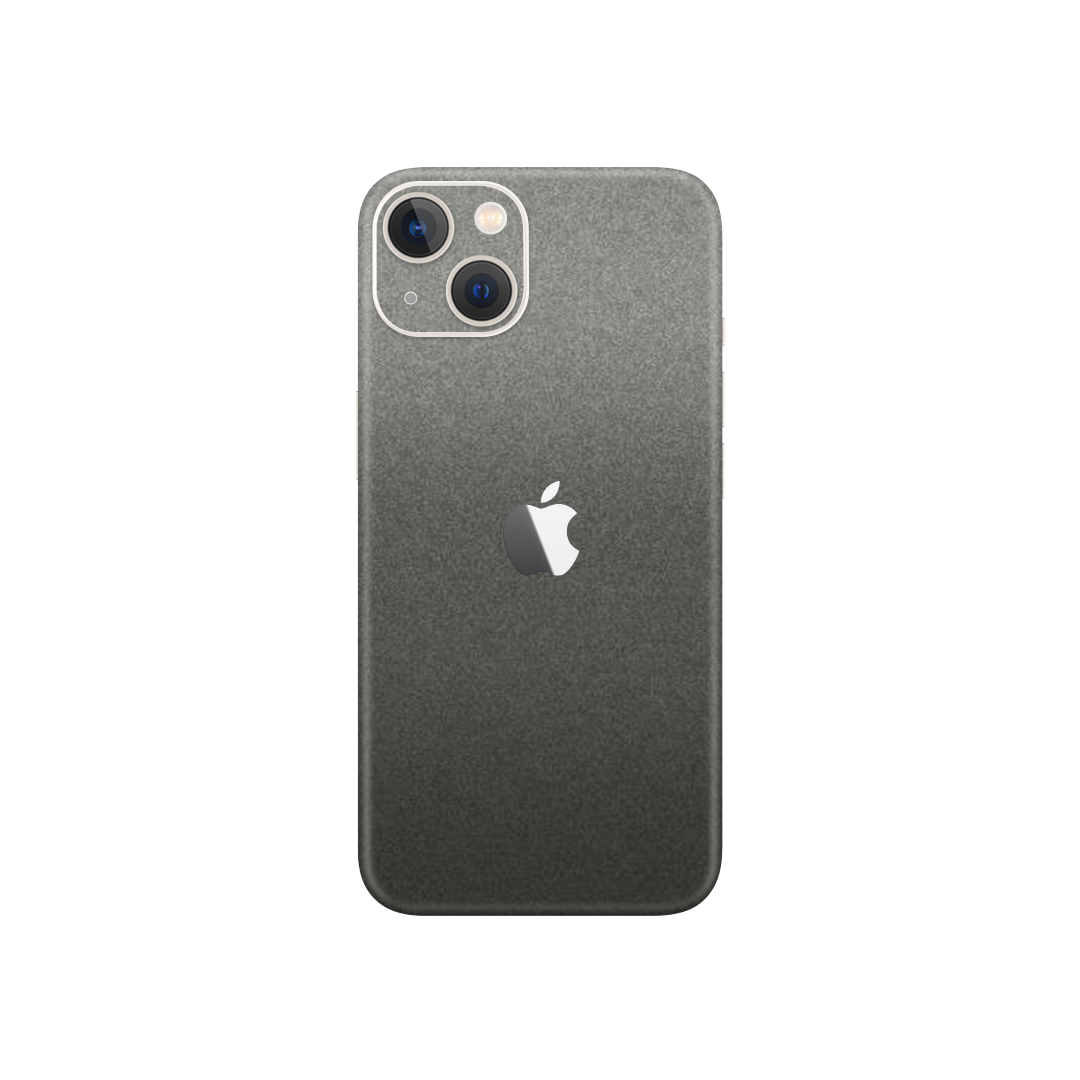 Matte Charcoal Metallic Skin for iPhone 13