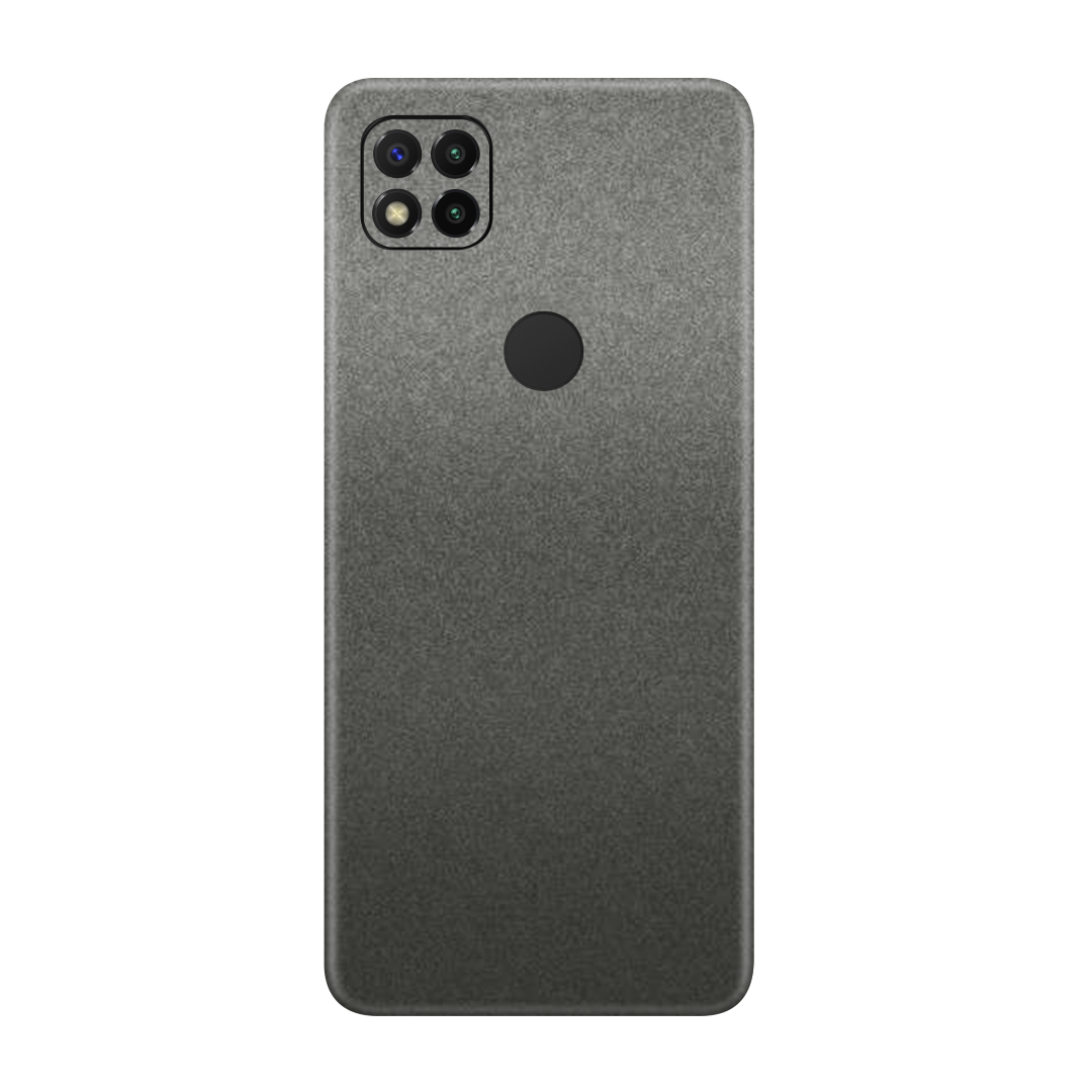 Matte Charcoal Metallic Skin for Redmi 9c