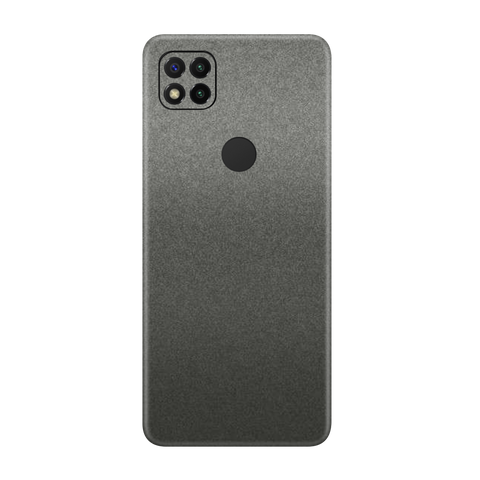 Matte Charcoal Metallic Skin for Redmi 9c