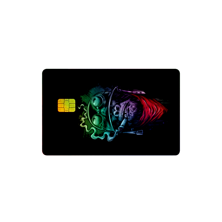 Monkey Holographic Card Skin