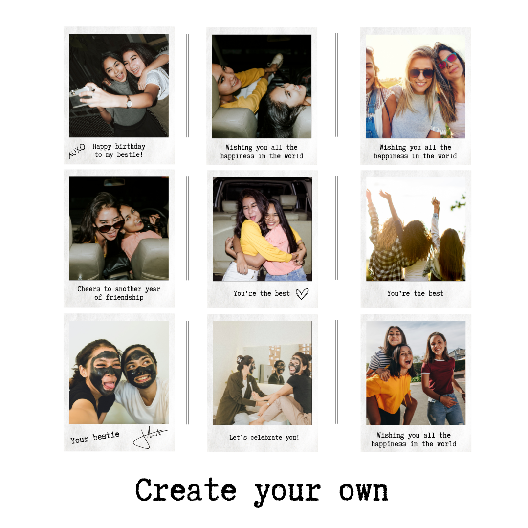Custom Polaroid Photo Prints Pack of 10