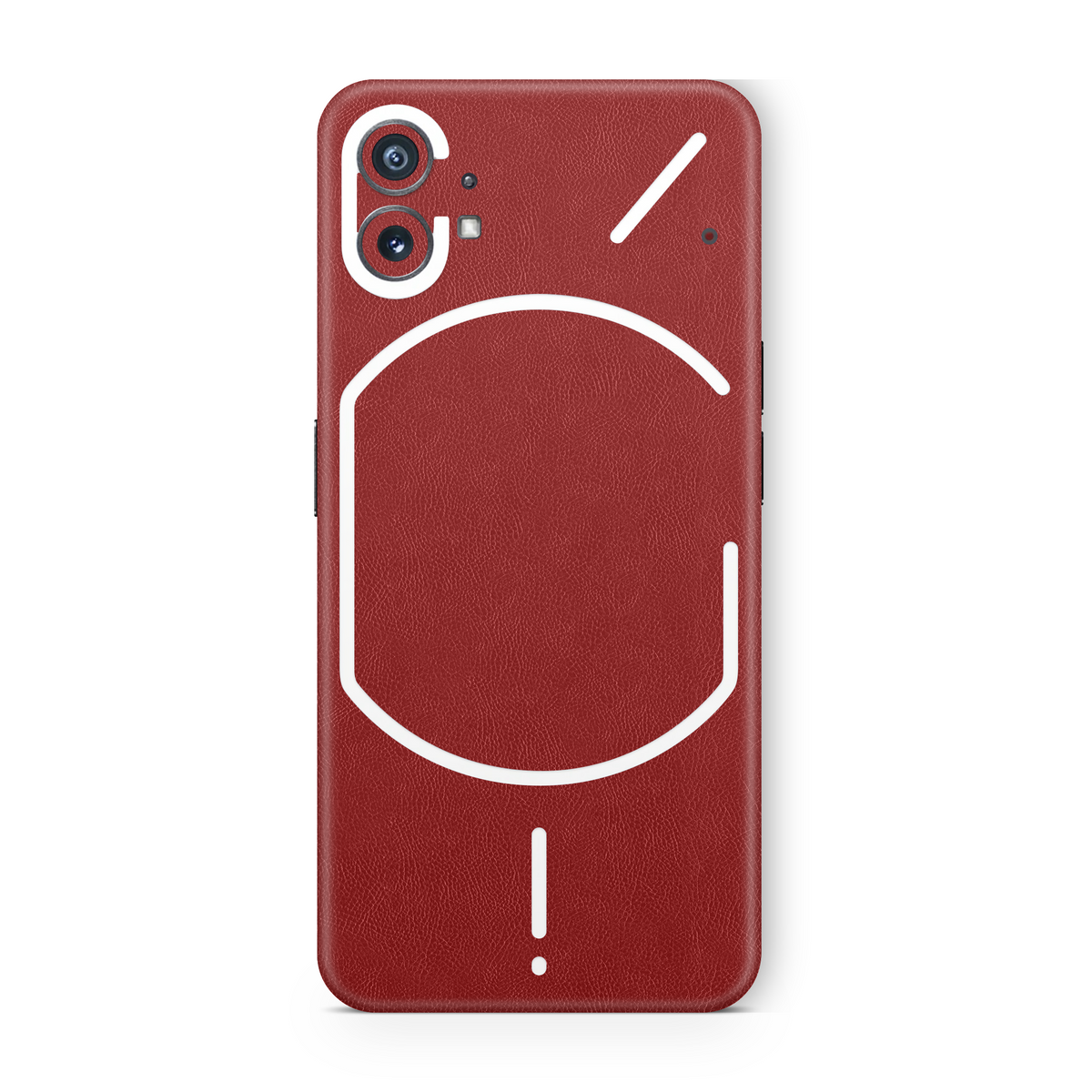 Cowhide Red Textured Skin for Nothing Phone 1