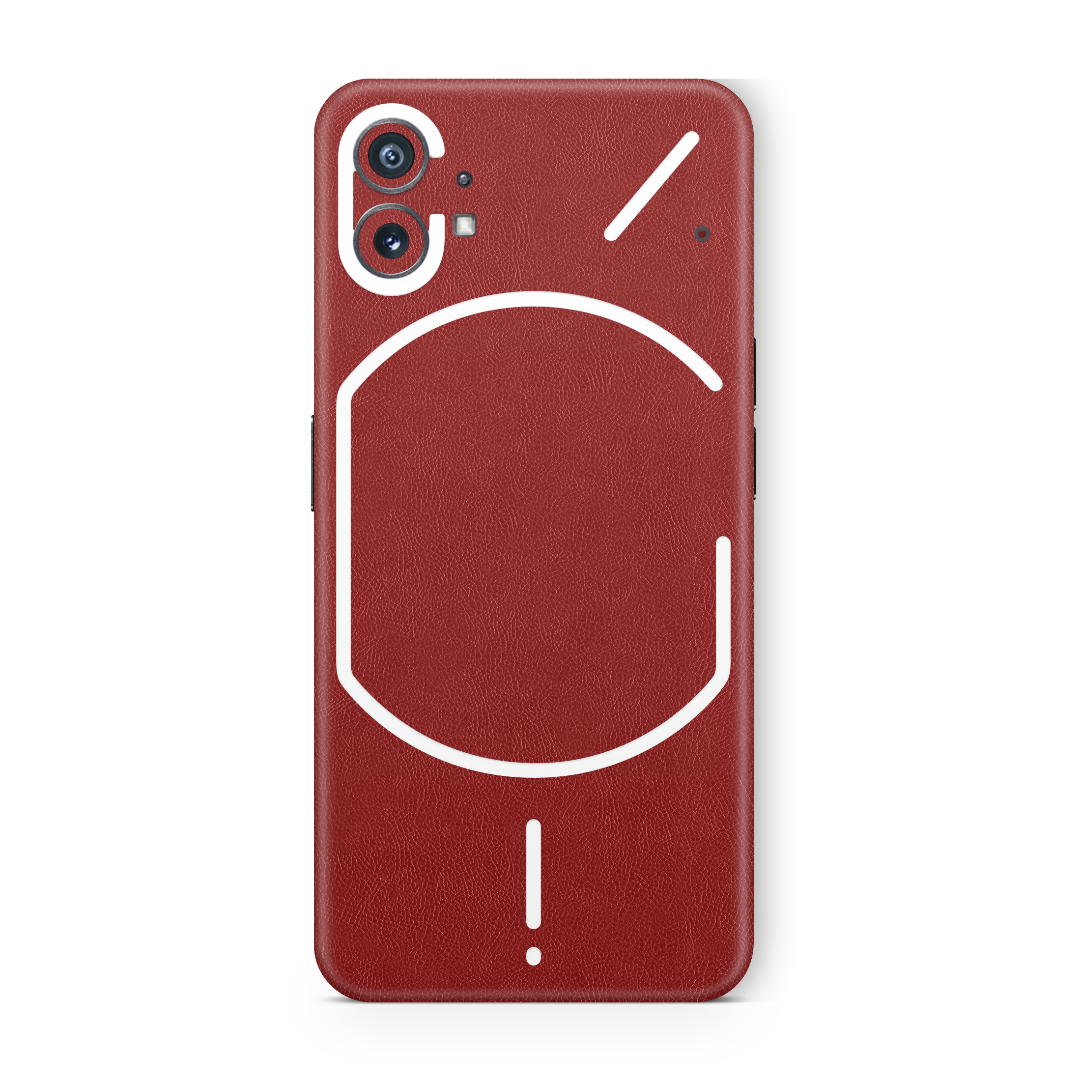 Cowhide Red Textured Skin for Nothing Phone 2
