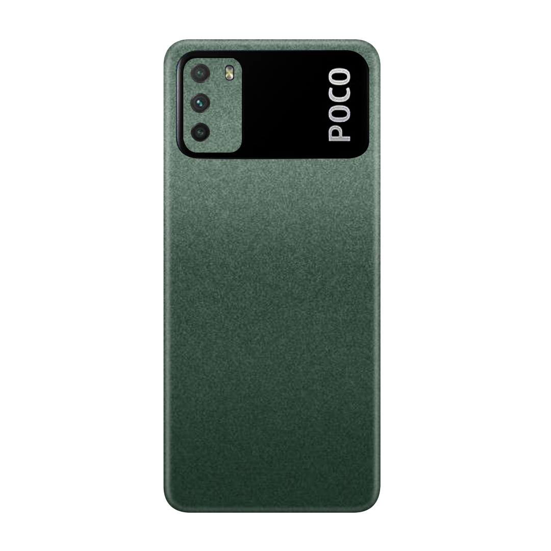 Pine Green Metallic Skin for Poco M3