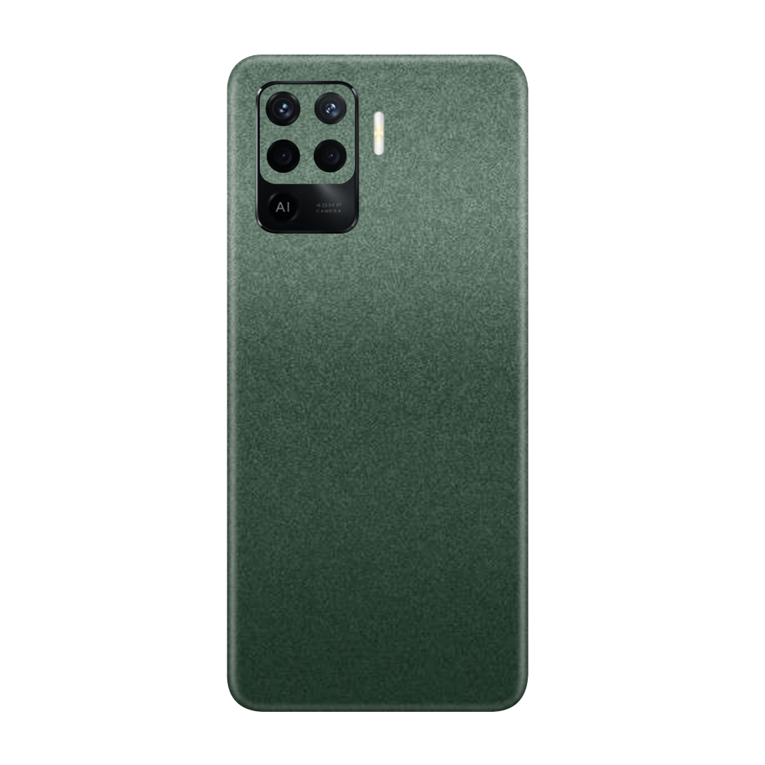 Pine Green Metallic Skin for Oppo F19 Pro