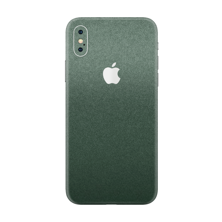 Pine Green Metallic Skin for iPhone XS