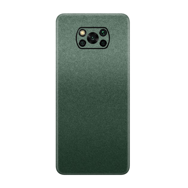 Pine Green Metallic Skin for Poco X3 Pro