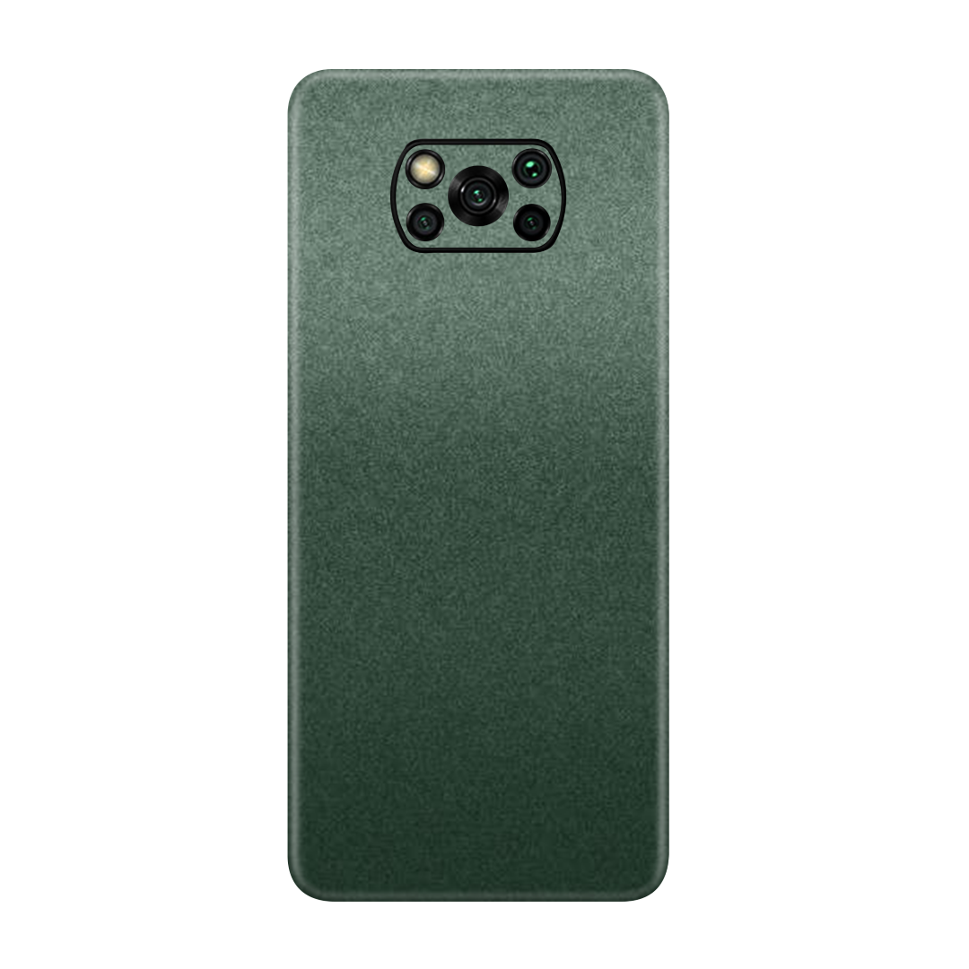 Pine Green Metallic Skin for Poco X3