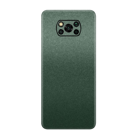 Pine Green Metallic Skin for Poco X3