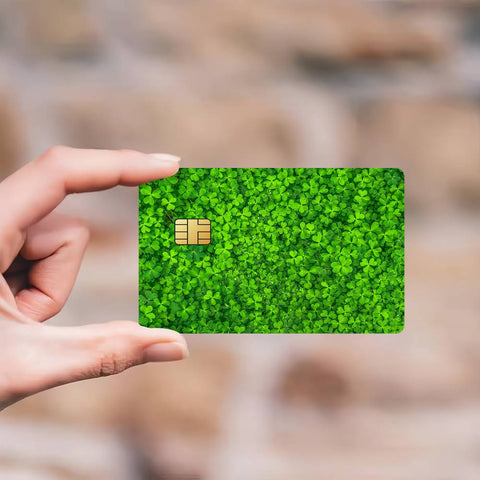 Four-Leaf Clover Credit Card Skin Stickers Skin pack of 7 atm card skins