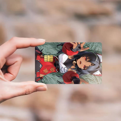 Zenless Zone Zero Nekomiya Mana Stickers Skin pack of 7 atm card skins