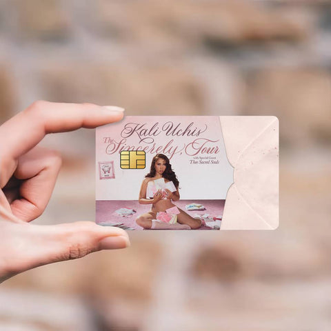 Singer K-Kali U-Uchis Sticker Skin pack of 7 atm card skins