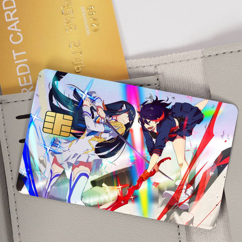 Cute R-Ryuko M-Matoi Credit Card Skin Stickers Skin pack of 7 atm card skins