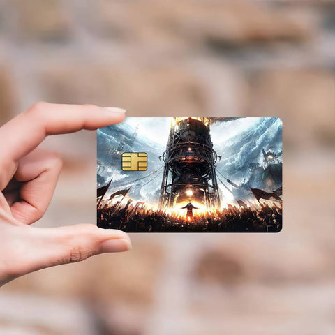 Game F-Frostpunk Credit Card Skin Stickers Skin pack of 7 atm card skins