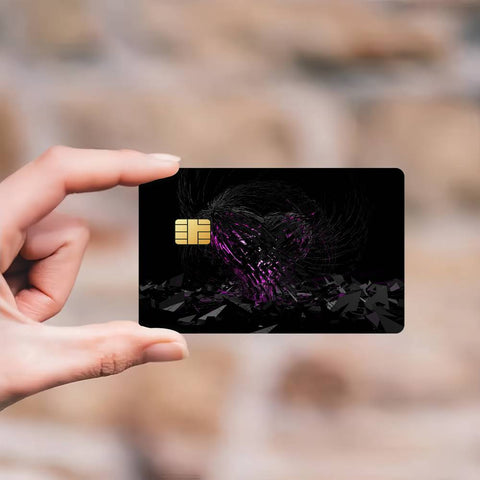 Beautiful Heart Sticker Skin pack of 7 atm card skins