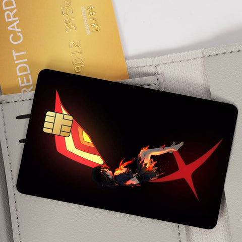 Cute R-Ryuko M-Matoi Credit Card Skin Stickers Skin pack of 7 atm card skins