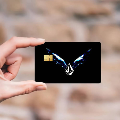 Fashion V-Volcom Credit Card Skin Stickers Skin pack of 7 atm card skins