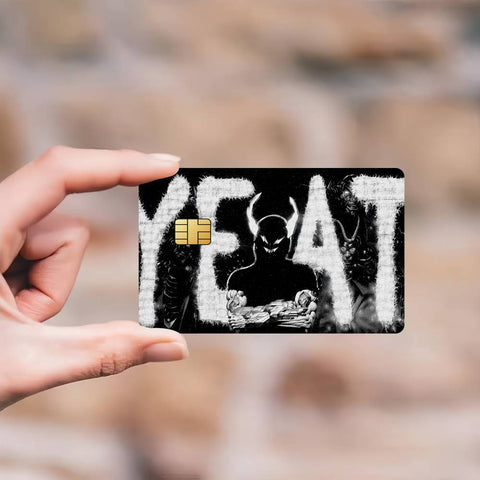 Rapper Y-Yeat Credit Card Skin Stickers Skin pack of 7 atm card skins