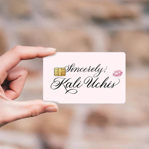 Singer K-Kali U-Uchis Sticker Skin pack of 7 atm card skins