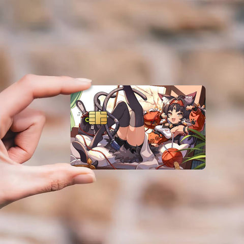 Zenless Zone Zero Nekomiya Mana Stickers Skin pack of 7 atm card skins