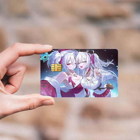 Game Azur Lane Credit Card Skin Stickers Skin pack of 7 atm card skins