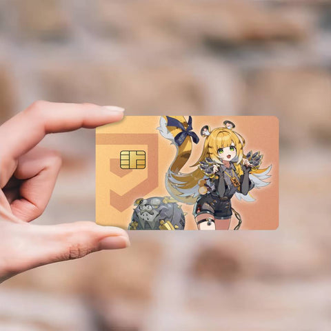 Zenless Zone Zero Ju Fufu Sticker Skin pack of 7 atm card skins