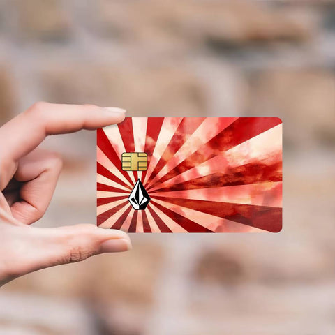 Fashion V-Volcom Credit Card Skin Stickers Skin pack of 7 atm card skins