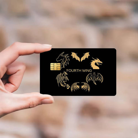 Fourth W-Wing Credit Card Skin Stickers Skin pack of 7 atm card skins