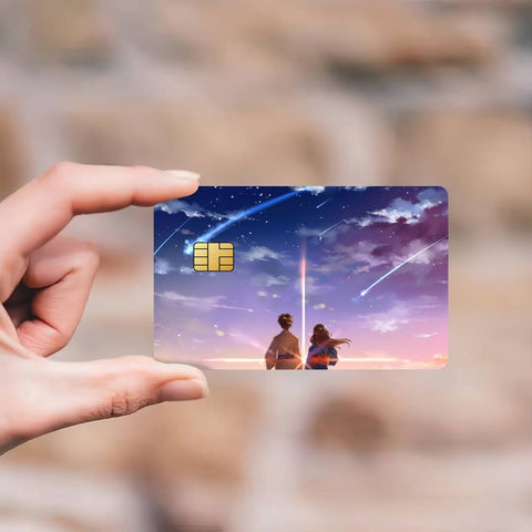 Anime Y-Your N-Name Credit Card Skin Stickers Skin pack of 7 atm card skins