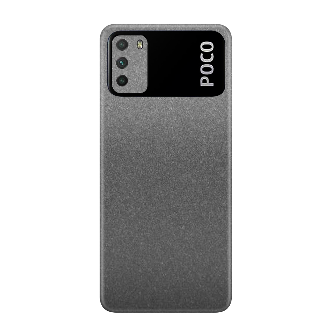Satin Dark Grey Skin for Poco M3