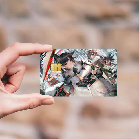 Game Azur Lane Credit Card Skin Stickers Skin pack of 7 atm card skins