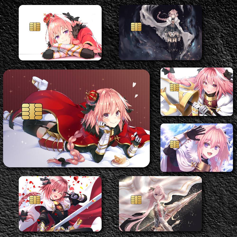 Cute A-Astolfo Sticker Skin pack of 7 atm card skins