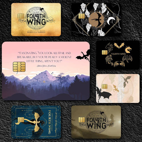 Fourth W-Wing Credit Card Skin Stickers Skin pack of 7 atm card skins